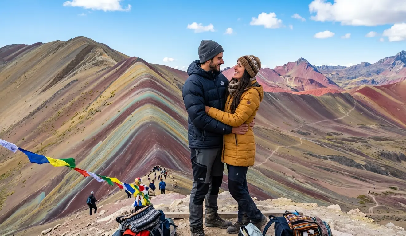 rainbow mountain romantic