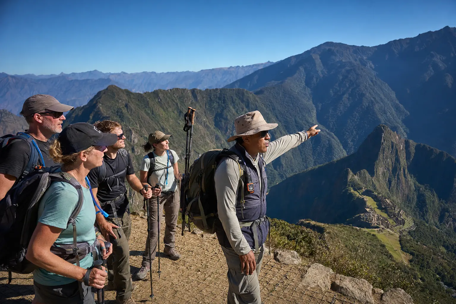 group of friends in cusco